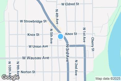 Map image of the property - 1009 N 4th Ave