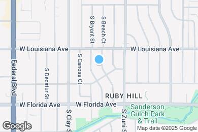 Map image of the property - 1367 S Beach Ct