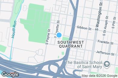 Map image of the property - 714 S Fayette St