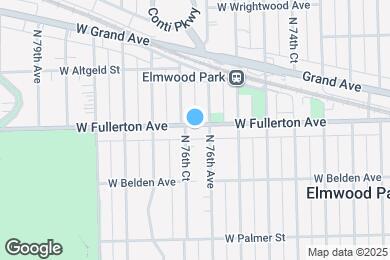 Map image of the property - 7611 W Fullerton Ave