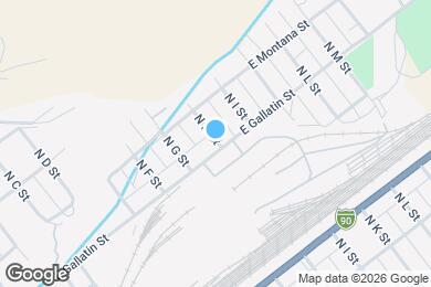 Map image of the property - 502 N H St