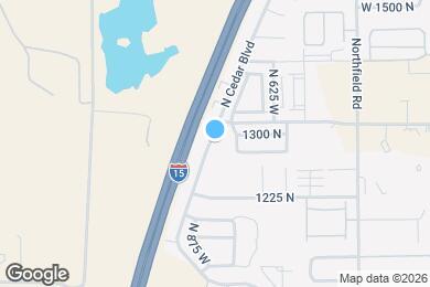 Map image of the property - 1288 N Cedar Blvd
