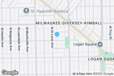 Map image of the property - 3444 W Schubert Ave
