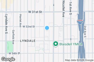 Map image of the property - 3215 Pillsbury Ave S