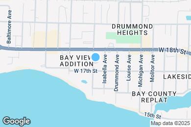 Map image of the property - 1706 Grant Ave