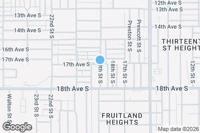 Map image of the property - 1705 19th St S