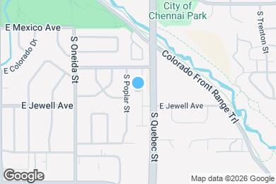 Map image of the property - 1877 S Poplar Ct
