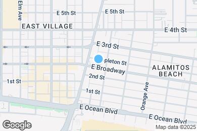 Map image of the property - 941 E Broadway