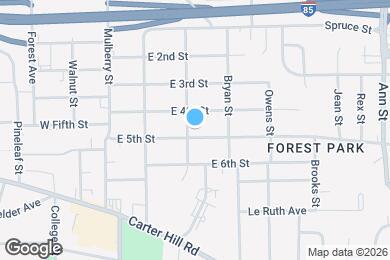 Map image of the property - 2205 E 5th St