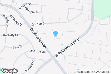 Map image of the property - 1327 Rutherford St