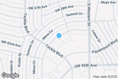Map image of the property - 4343 Ridgecrest Cir