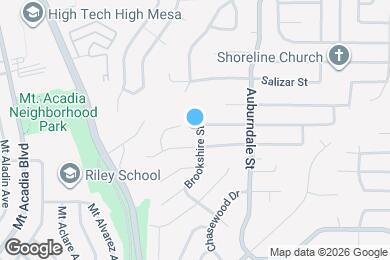 Map image of the property - 3718 Brookshire St