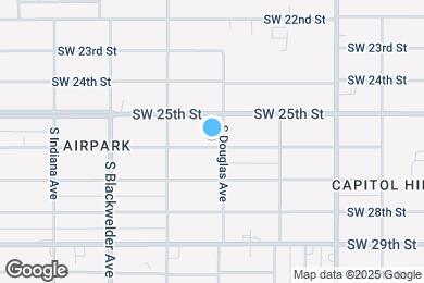 Map image of the property - 1109 1/2 SW 26th St