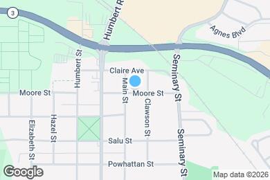 Map image of the property - 2640 Moore St