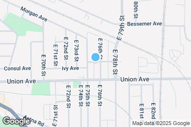 Map image of the property - 3454 E 76th St