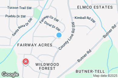 Map image of the property - 2215 Fairway Cir SW