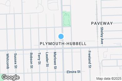 Map image of the property - 11651 Hubbell St