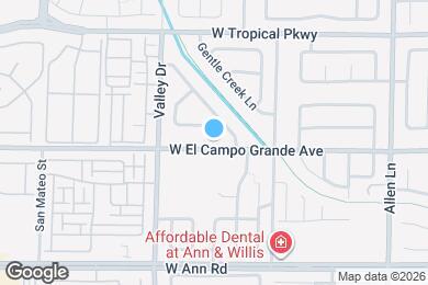 Map image of the property - 4150 W El Campo Grande Ave