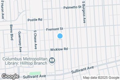 Map image of the property - 361 S Harris Ave