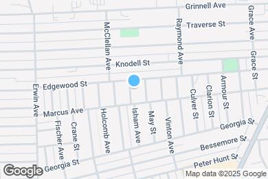 Map image of the property - This beautifully updated 3-bedroom, 1-bath single-family home is ready for move-in!