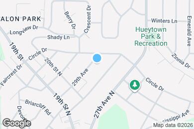 Map image of the property - 2109 29th Ave