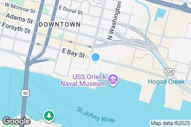 Map image of the property - 400 E Bay St