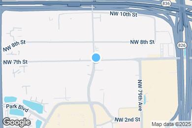 Map image of the property - 11750 SW 18th St