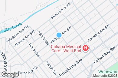 Map image of the property - 1409 Alabama Ave SW