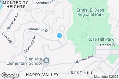 Map image of the property - 1231 Montecito Dr