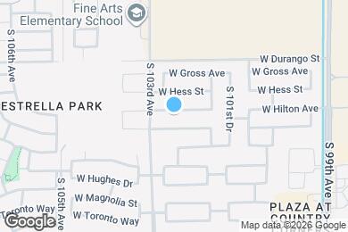 Map image of the property - 10235 W Hilton Ave