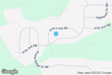 Map image of the property - 6823 47th Ave NE