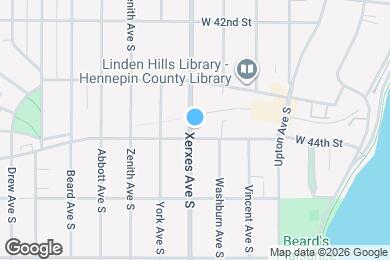 Map image of the property - 3020 W 44th St