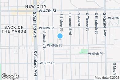 Map image of the property - 4838 S Bishop St