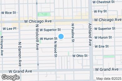 Map image of the property - 1741 W Huron St