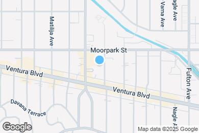 Map image of the property - 4345 Ventura Canyon Ave
