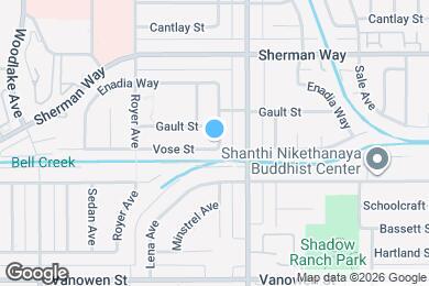 Map image of the property - 22837 Vose St