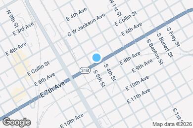 Map image of the property - 707 Martin Luther King Jr Blvd