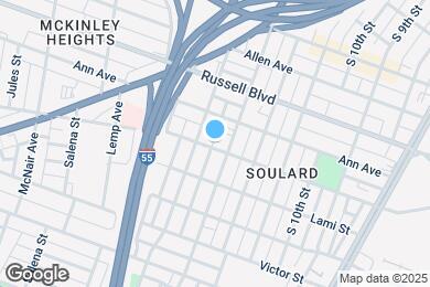 Map image of the property - 1213 Shenandoah Ave