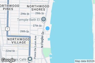 Map image of the property - 2600 N Flagler Dr