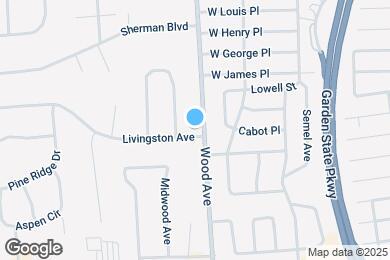 Map image of the property - 337 Wood Ave