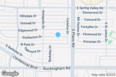 Map image of the property - 1316 Dunbarton Dr
