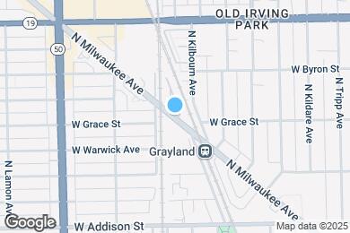 Map image of the property - 3817 N Milwaukee Ave