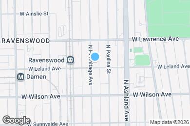 Map image of the property - 4707 N Hermitage Ave