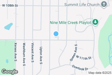 Map image of the property - 2600 W 110th St