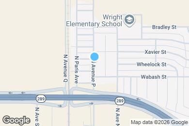 Map image of the property - 2402 N Ave O