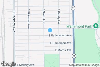 Map image of the property - 3828 E Underwood Ave