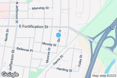 Map image of the property - 1029 Quinn St