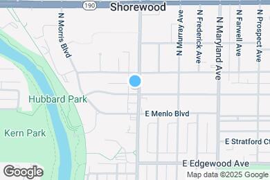 Map image of the property - 1720 E Newton Apartments