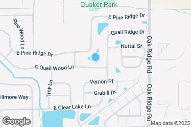 Map image of the property - 464 E Quail Wood Ln
