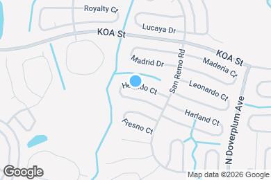 Map image of the property - 651 Heraldo Ct